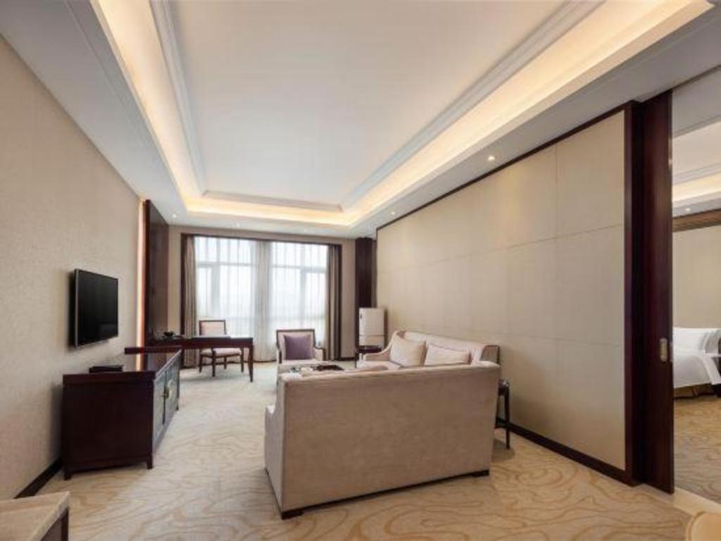 Linyi Blue Horizon International Hotel Yi He Esterno foto
