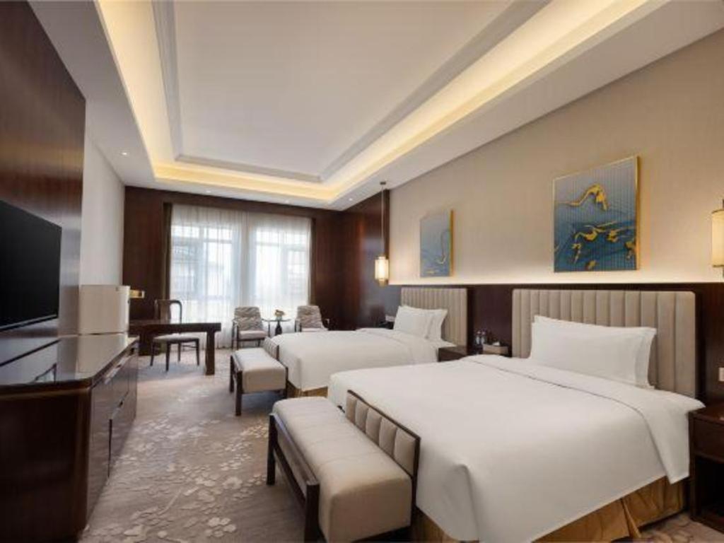 Linyi Blue Horizon International Hotel Yi He Esterno foto